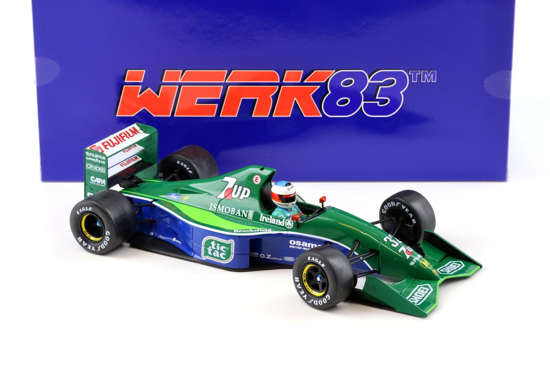 1:18 WERK83 Jordan 191 #32 M.Schumacher 1st GP Race Belgium 1991 Formula 1