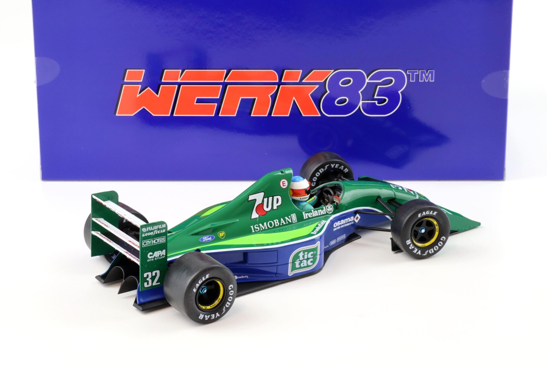 1:18 WERK83 Jordan 191 #32 M.Schumacher 1st GP Race Belgium 1991 Formula 1