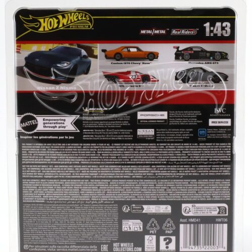 1:43 Hot Wheels Premium 2025 Real Riders HWT06 Nissan Nismo Z grey