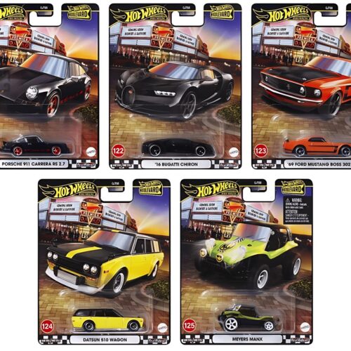 1:64 Hot Wheels Boulevard Series 2025 Car Culture Premium Pack 5 pcs. 978B Porsche, Ford