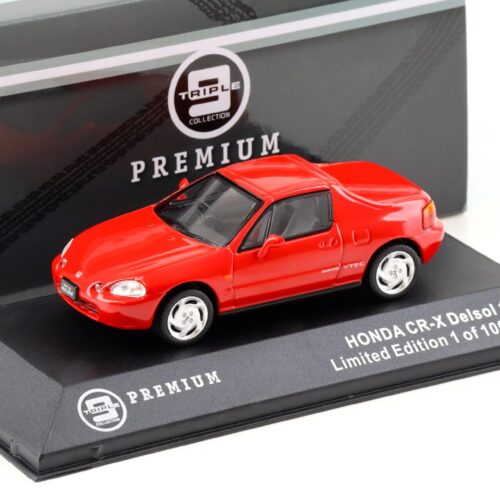 1:43 Triple9 Premium Honda CR-X Delsol 1992 red