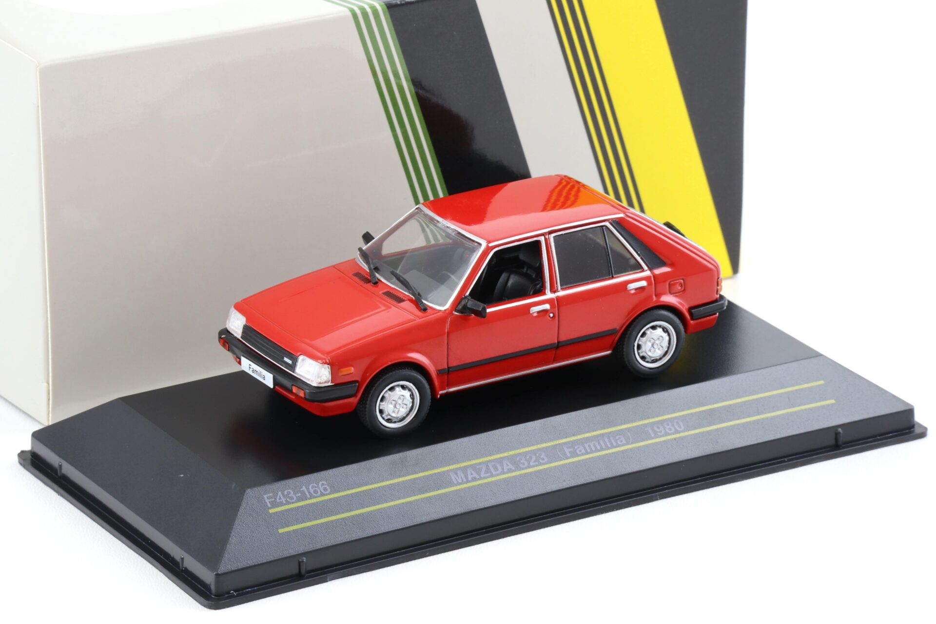 1:43 First43 Mazda 323 Familia 1980 red