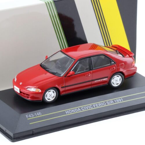 1:43 First43 Honda Civic Ferio SiR 1991 Milano red pearl - Image 1