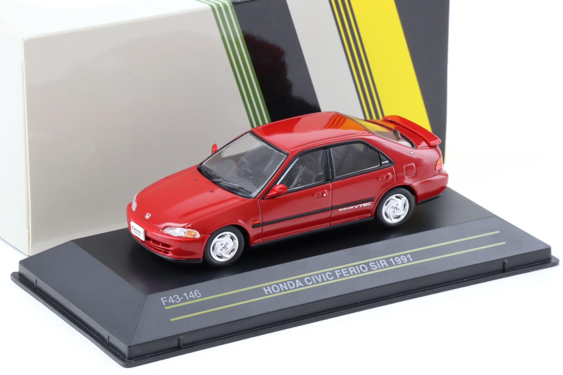 1:43 First43 Honda Civic Ferio SiR 1991 Milano red pearl