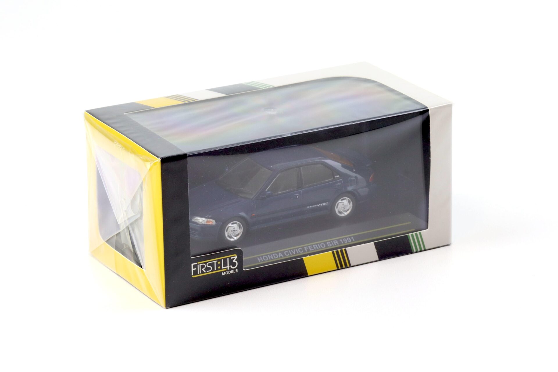 1:43 First43 Honda Civic Ferio SiR 1991 Herverd blue pearl