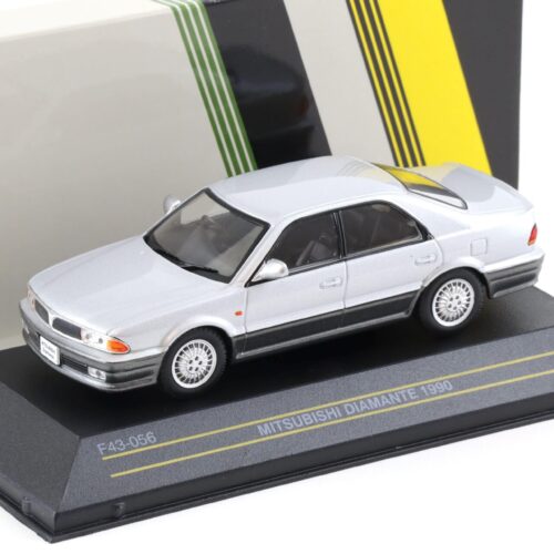 1:43 First43 Mitsubishi Diamante Limousine 1990 silver metallic