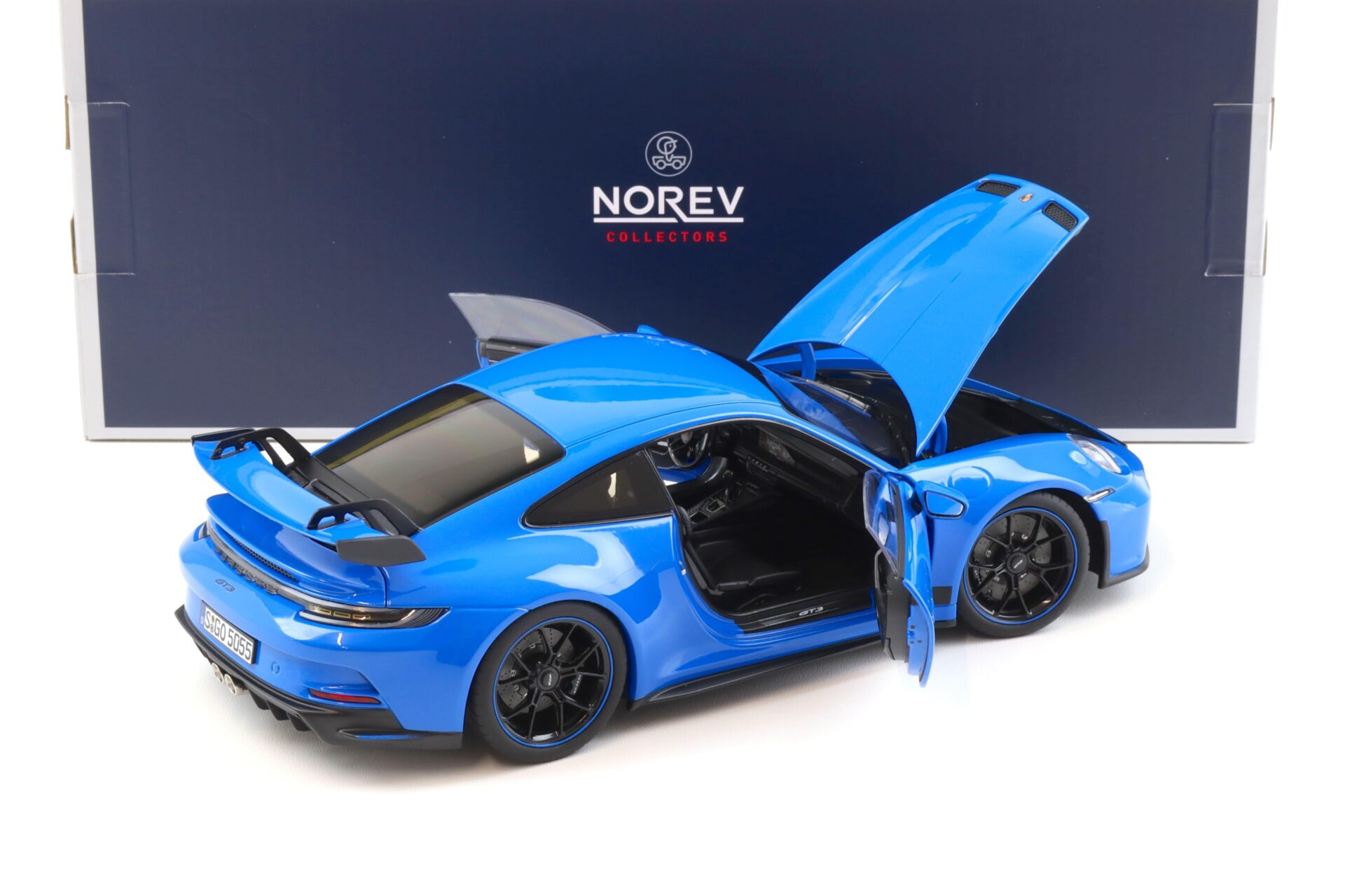 1:18 Norev Porsche 911 (992) GT3 Coupe Shark blue 2021 - Limited 504 pcs.
