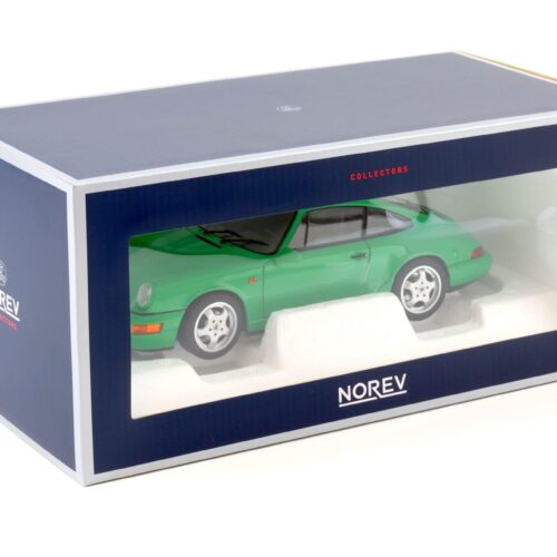1:18 Norev Porsche 911 (964) Carrera 4 Coupe 1990 Signal green - Limited 504 pcs.