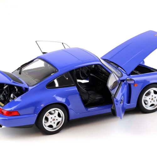 1:18 Norev Porsche 911 964 Carrera 4 Coupe SET 2 pcs. Maritim blue + Signal green