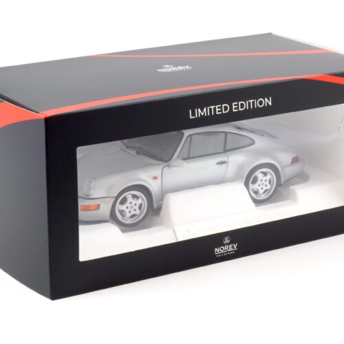 1:18 Norev Porsche 911 964 Carrera 4 WTL 30 Jahre 911 Polar silver - Limited 999 pcs. - Image 8