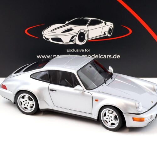 1:18 Norev Porsche 911 964 Carrera 4 WTL 30 Jahre 911 Polar silver - Limited 999 pcs. - Image 2