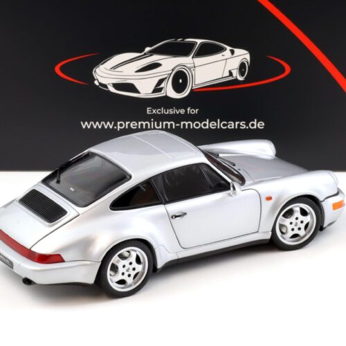 1:18 Norev Porsche 911 964 Carrera 4 WTL 30 Jahre 911 Polar silver - Limited 999 pcs. - Image 3