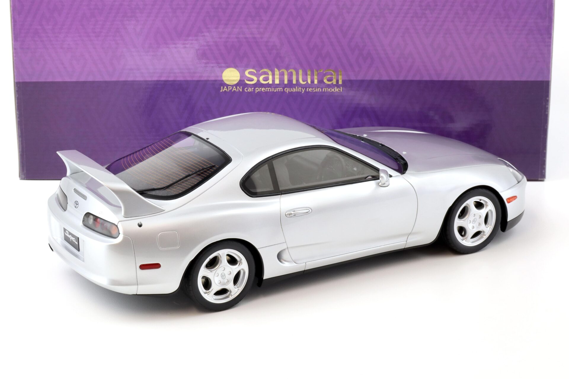 1:12 Kyosho Resin Toyota Supra (A80) Coupe silver KSR12006S