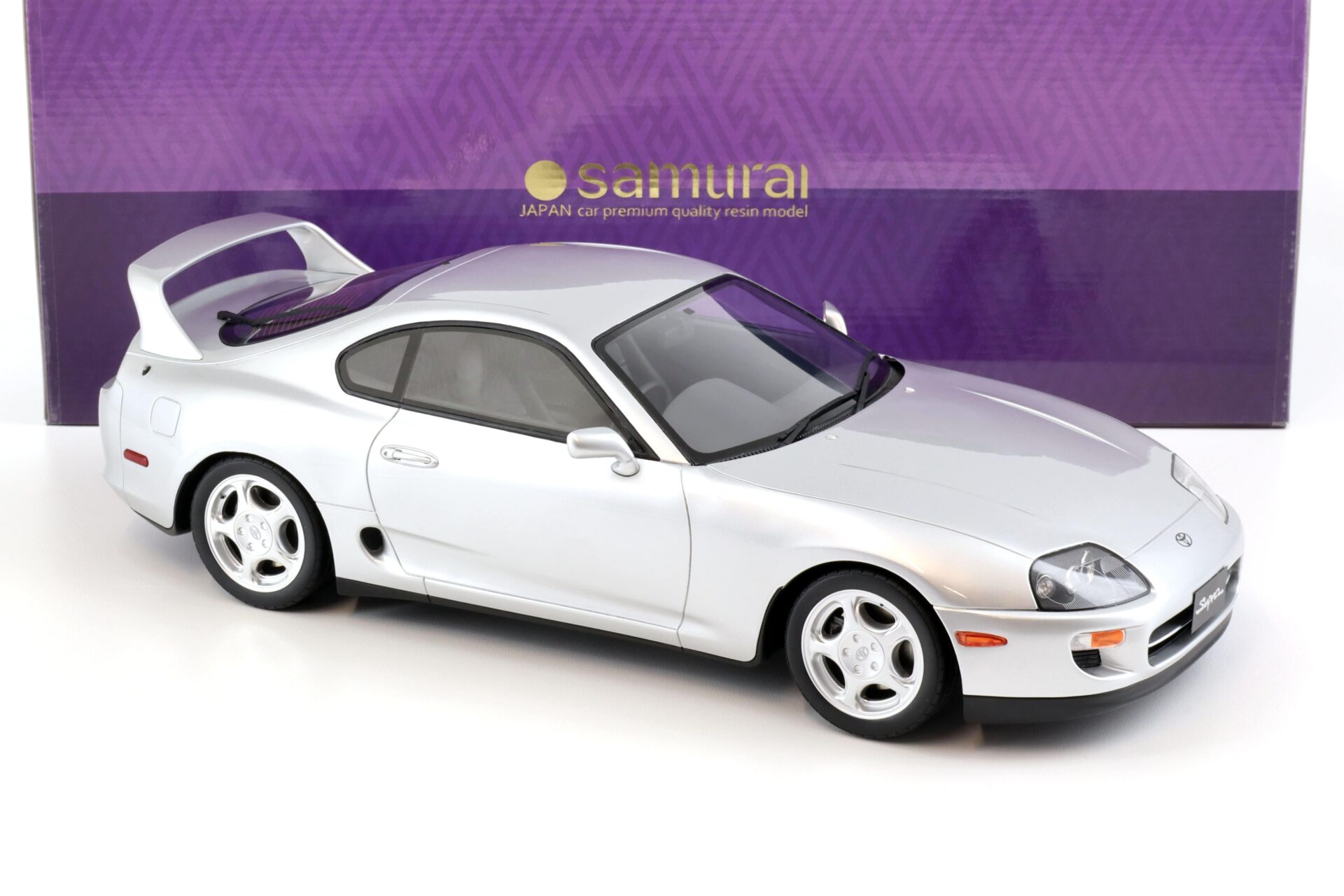 1:12 Kyosho Resin Toyota Supra (A80) Coupe silver KSR12006S