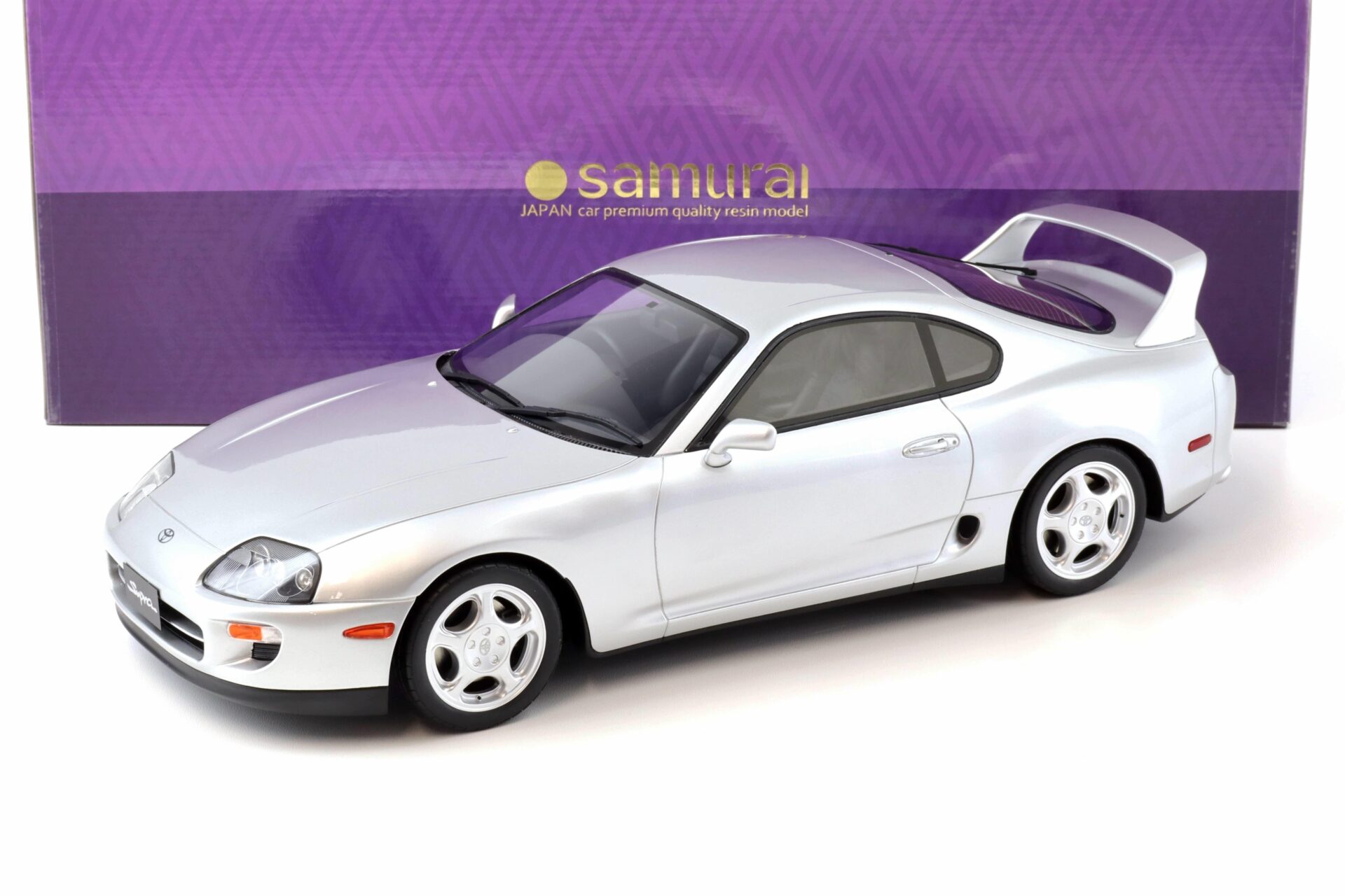 1:12 Kyosho Resin Toyota Supra (A80) Coupe silver KSR12006S
