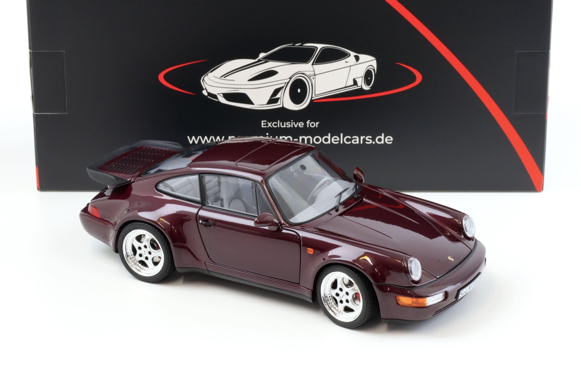 1:18 Norev Porsche 911 964 Turbo 3.6 Coupe 1993 Amethyst metallic - Limited 999 pcs.