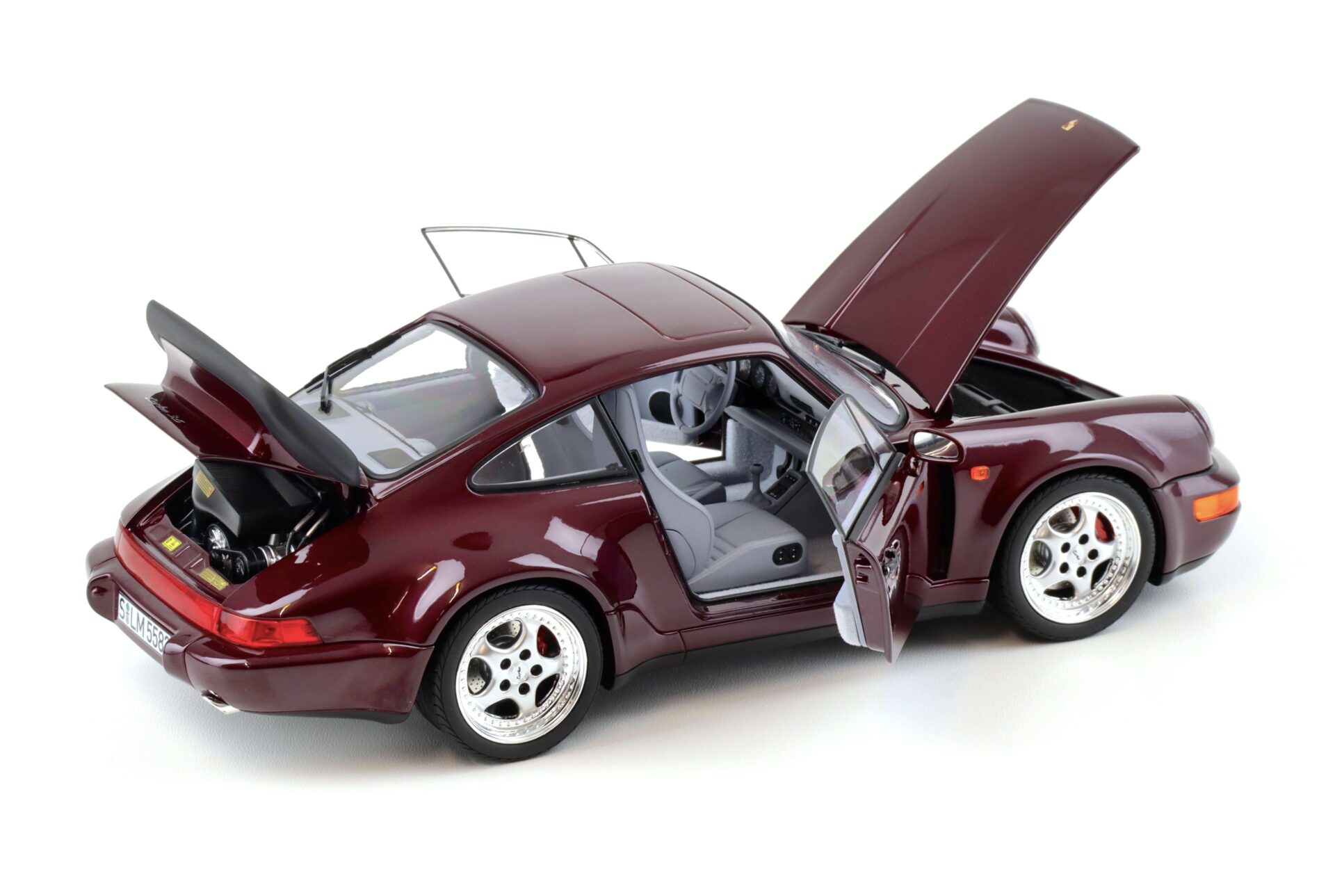 1:18 Norev Porsche 911 964 Turbo 3.6 Coupe 1993 Amethyst metallic - Limited 999 pcs.