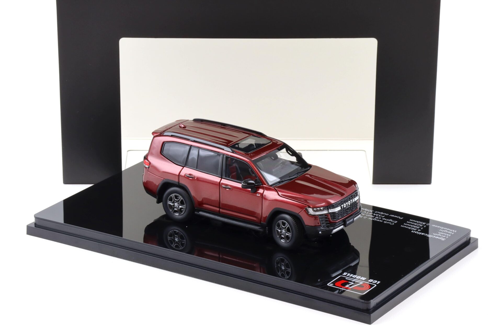 1:43 LCD Models Toyota Land Cruiser LC300 GR Sport red metallic LCD43011-GR-RE