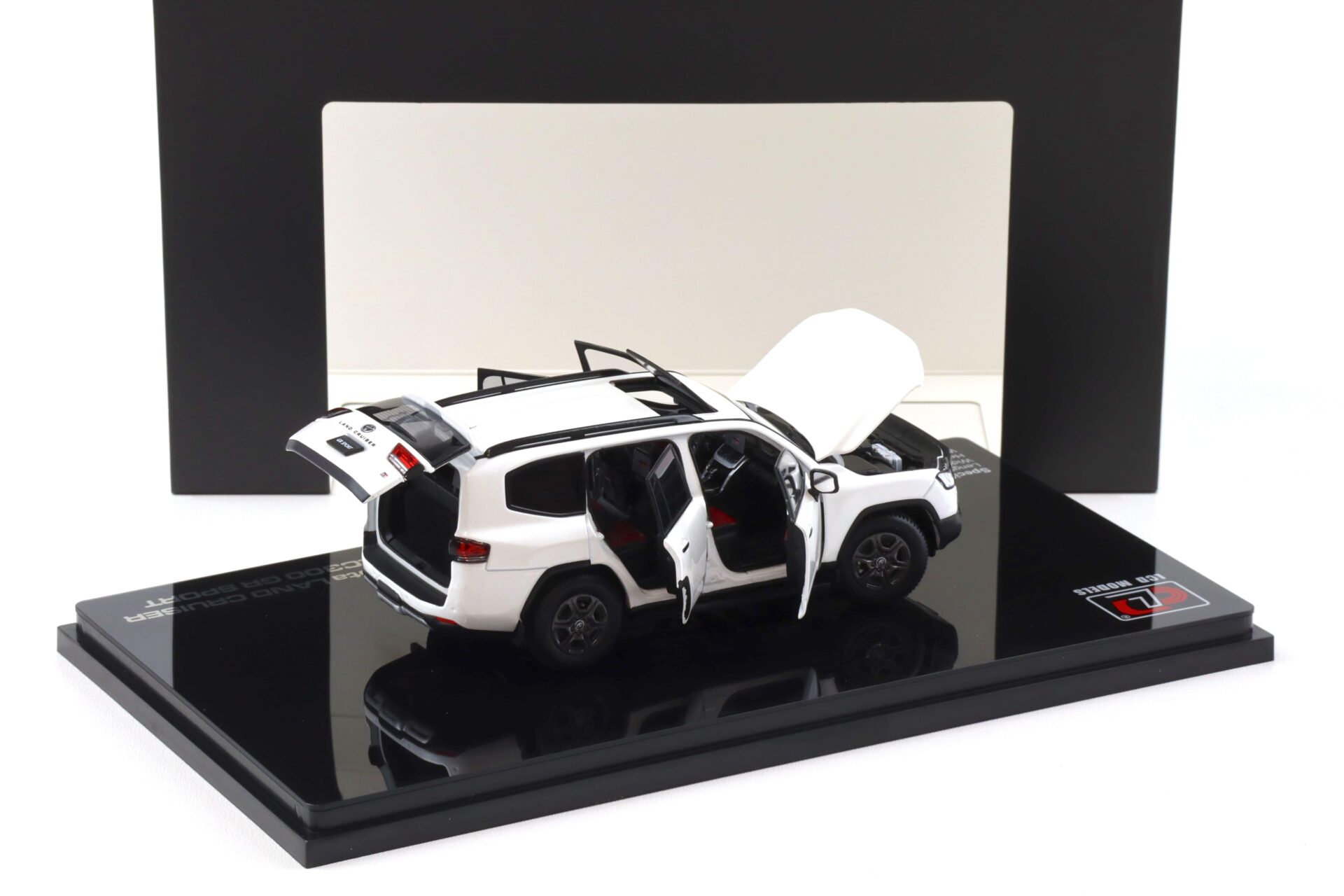 1:43 LCD Models Toyota Land Cruiser LC300 GR Sport white metallic LCD43011-GR-WH