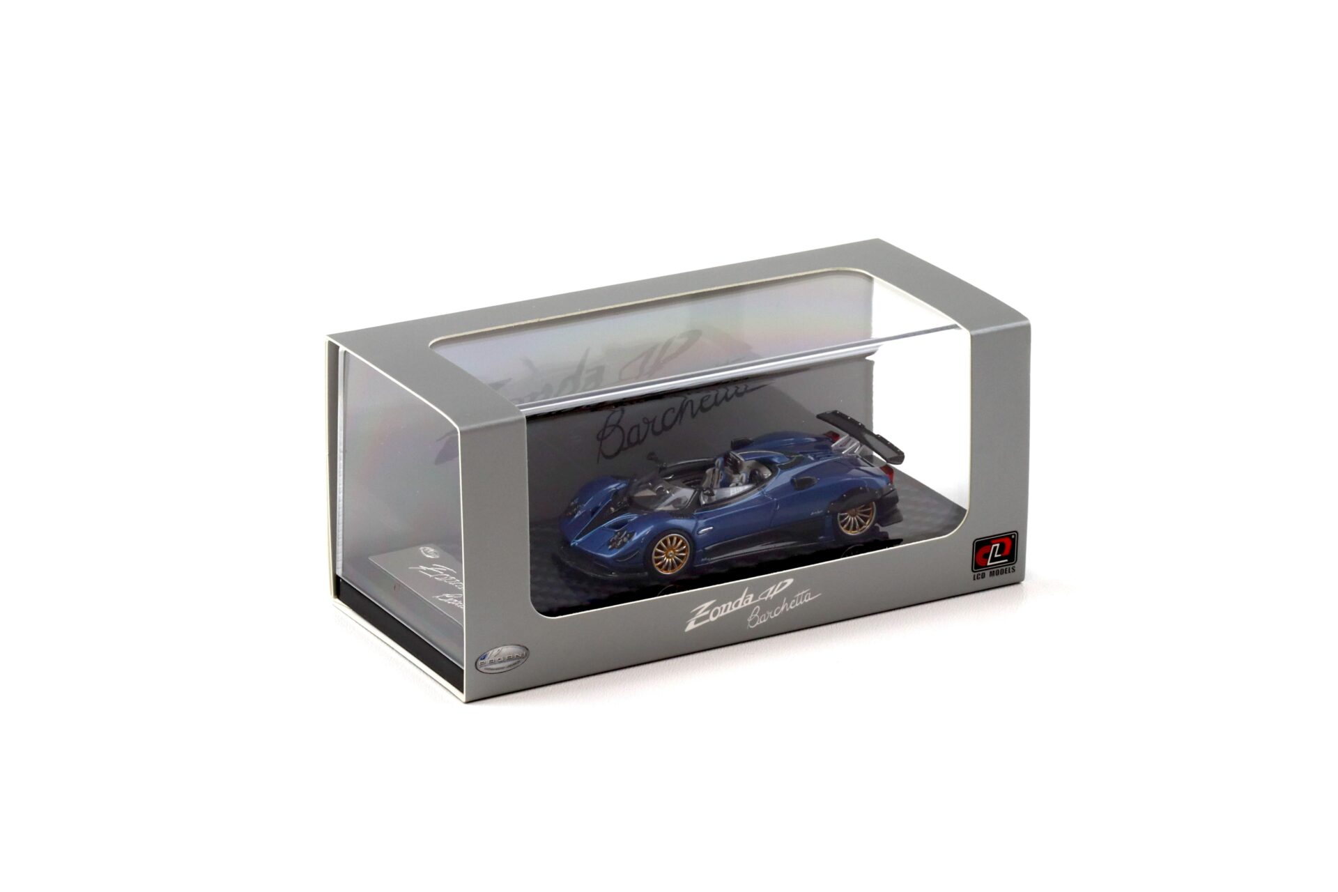 1:64 LCD Models Pagani Zonda HP Barchetta blue metallic LCD64018-BU