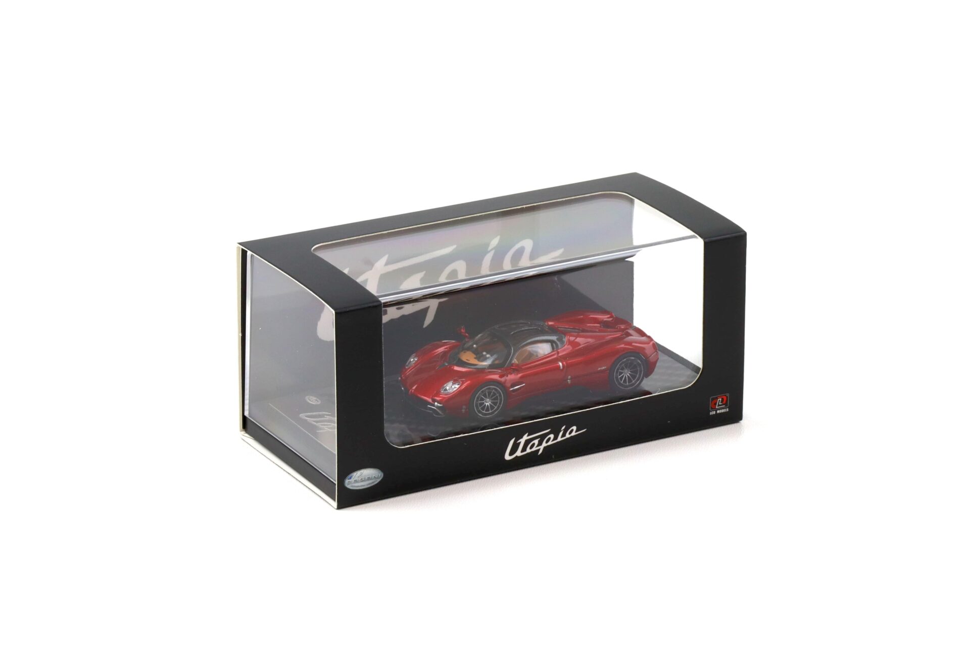 1:64 LCD Models Pagani Utopia Coupe red metallic/ Carbon LCD64039-RE