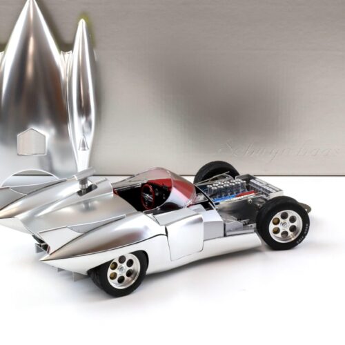 1:18 Schwyn Haas Aluminium Body Hamilton Mach 5 Speed Racer silver