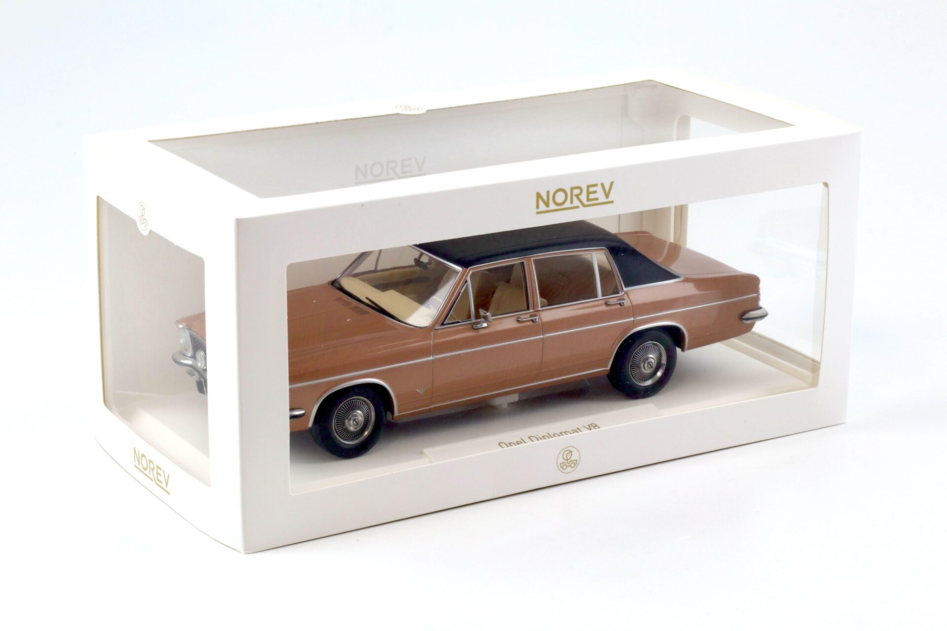 1:18 Norev Opel Diplomat V8 Limousine 1969 Copper metallic 183689