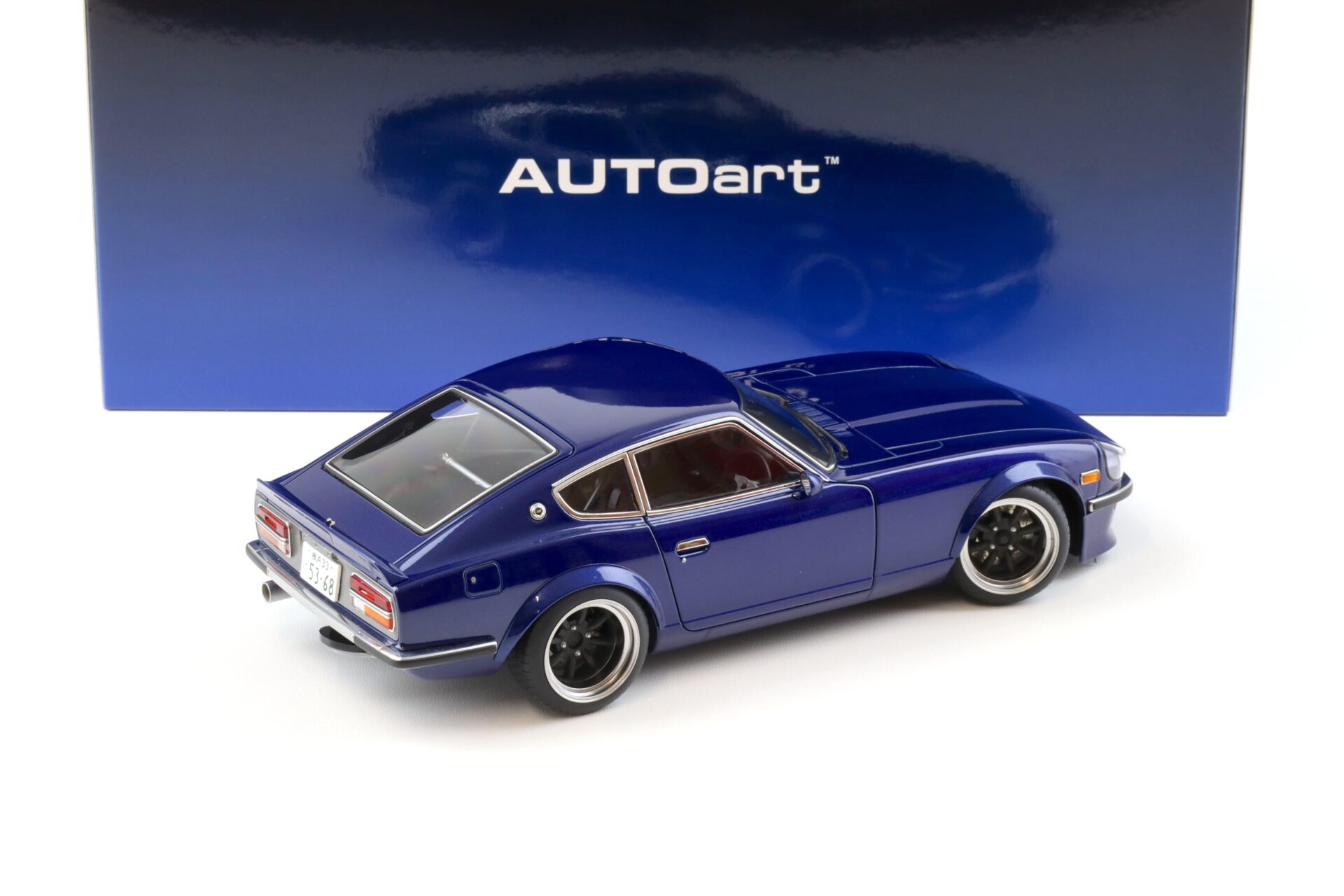 1:18 AUTOart Nissan Fairlady Z (S30) Wangan Midnight "Akuma no Z" dark blue Diecast 77451