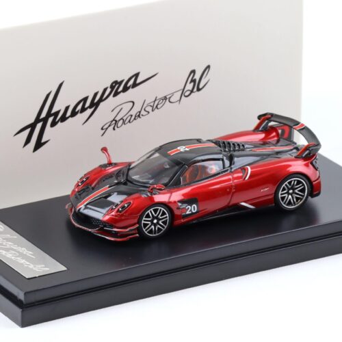 1:64 LCD Models Pagani Huayra BC #20 red metallic/ Carbon LCD64011-RE