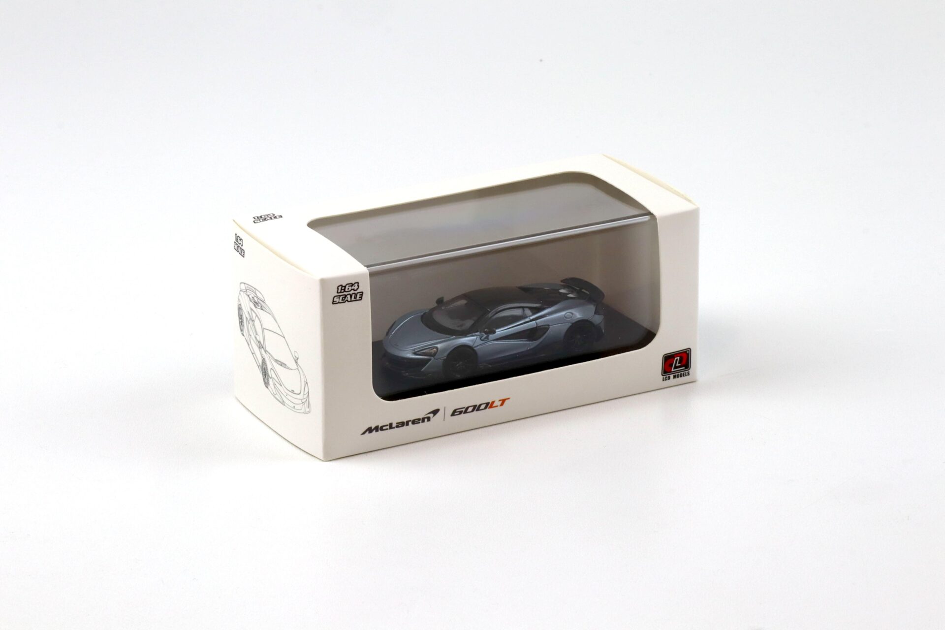 1:64 LCD Models McLaren 600LT Coupe Sky blue metallic/ Carbon LCD64007-SB