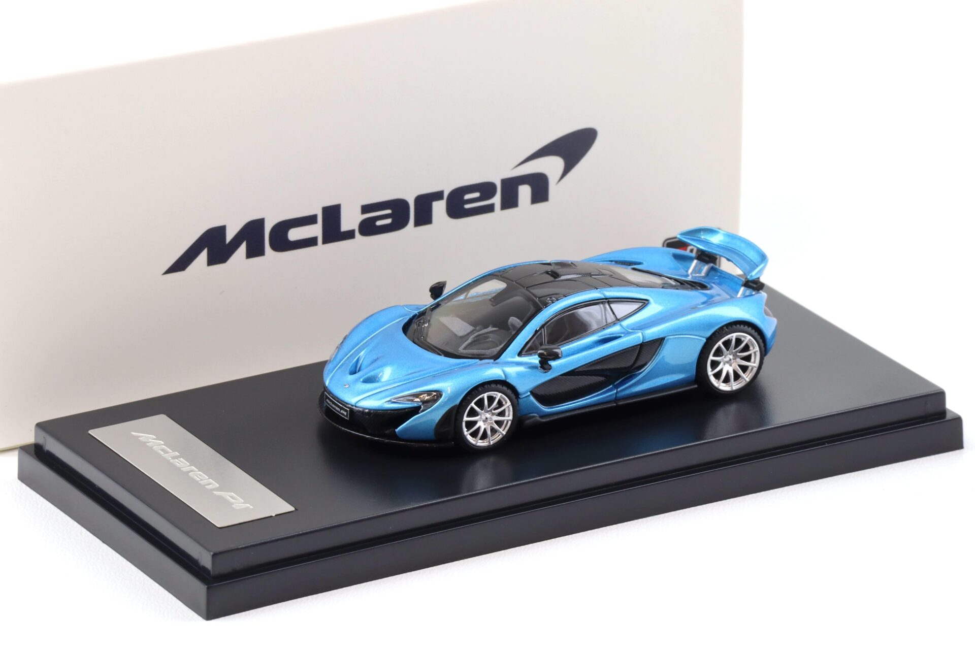 1:64 LCD Models McLaren P1 Coupe blue metallic/ Carbon LCD64023-LB