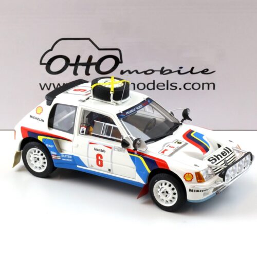 1:18 OTTO mobile OT1161 Peugeot 205 T16 Salonen #6 Rally Safari 1985 white