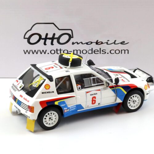 1:18 OTTO mobile OT1161 Peugeot 205 T16 Salonen #6 Rally Safari 1985 white