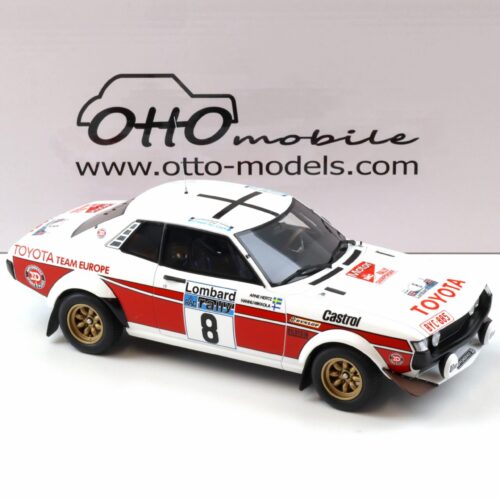 1:18 OTTO mobile OT1044 Toyota Celica RA21 Lombard RAC Rally 1977 white #8