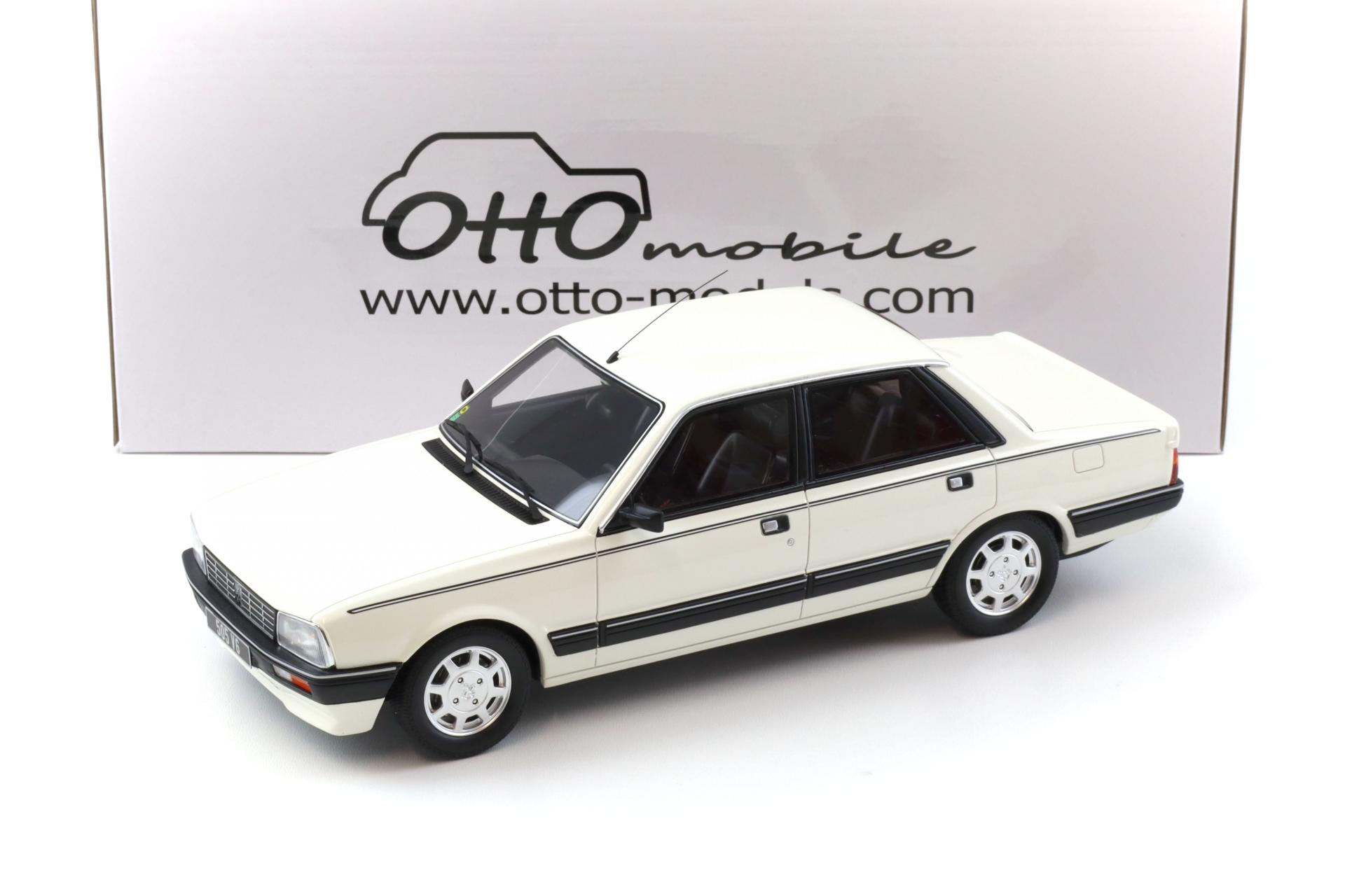 1:18 OTTO mobile OT1297 Peugeot 505 V6 Limousine white 1989