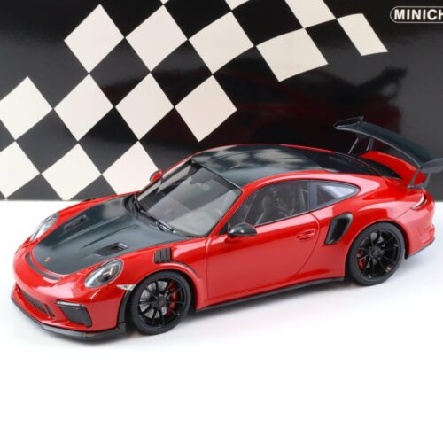 1:18 Minichamps Porsche 911 (991.2) GT3 RS Weissach Package red/ black wheel