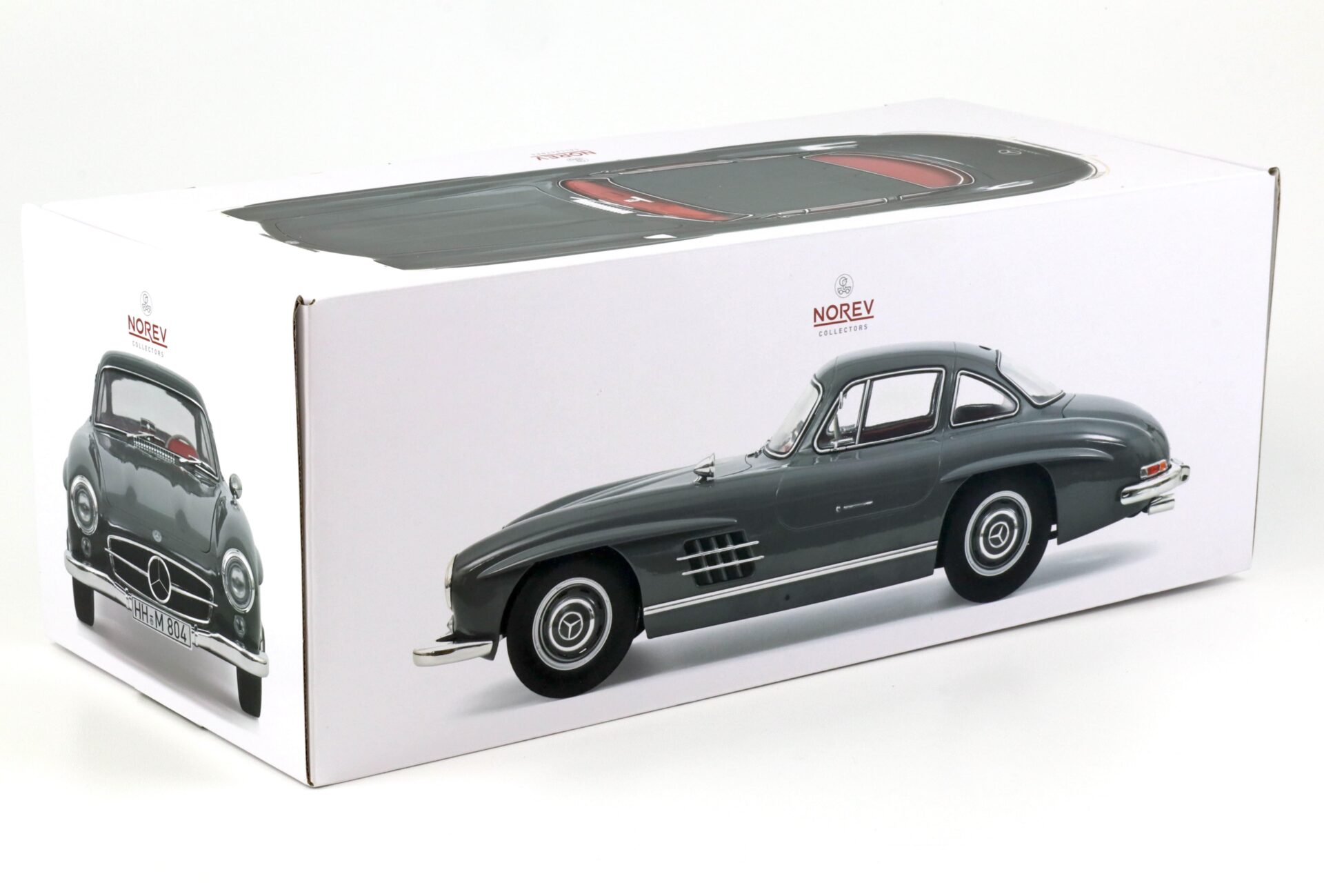 1:12 Norev Mercedes 300SL Gullwing 1954 Graphite grey/ red interior