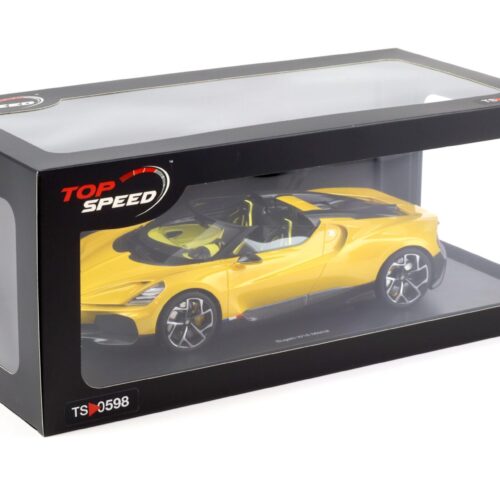 1:18 Top Speed Bugatti W16 Mistral yellow metallic TS0598