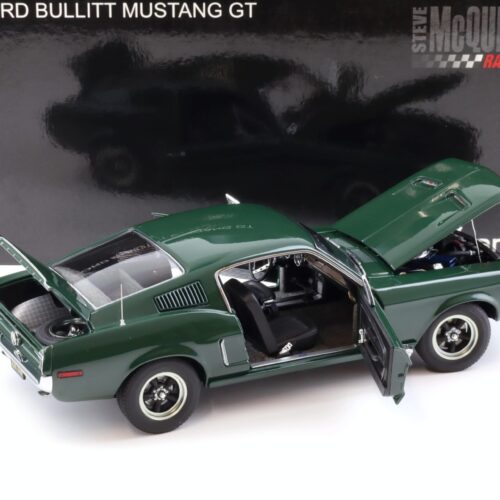 1:18 AUTOart Ford Mustang GT BULLITT 1968 Steve McQueen Version green 72813