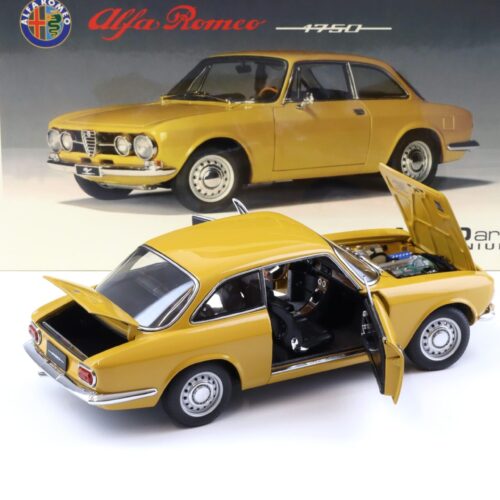 1:18 AUTOart Alfa Romeo 1750 GTV Giallo Ocra LH Drive DIECAST 70103