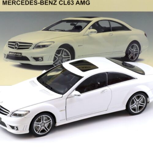 1:18 AUTOart Mercedes CL63 AMG Coupe white DIECAST 76167