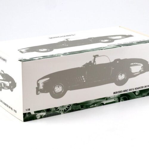 1:18 Minichamps Mercedes 300SL Roadster (W198) black/ red 1958