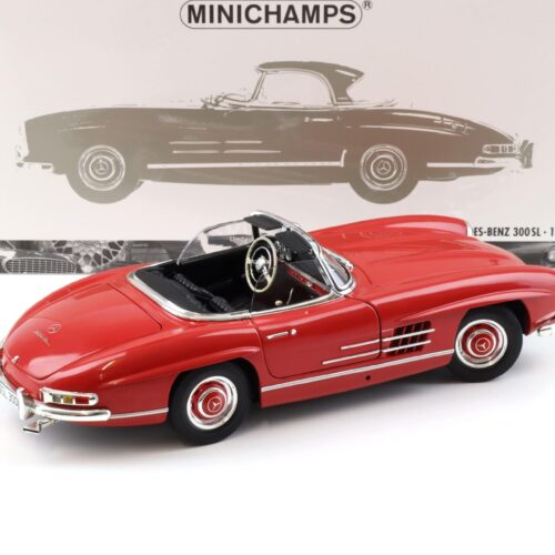 1:18 Minichamps Mercedes 300SL Roadster (W198 II) red with Hardtop 1957