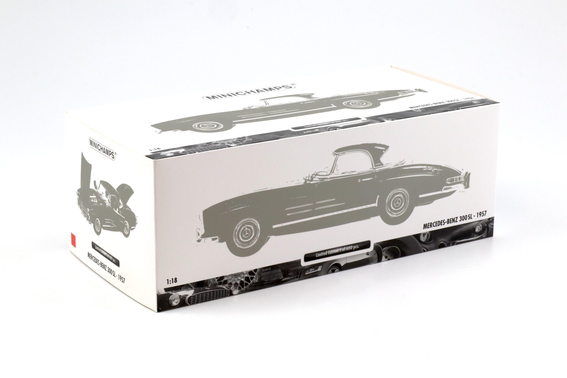 1:18 Minichamps Mercedes 300SL Roadster (W198 II) red with Hardtop 1957