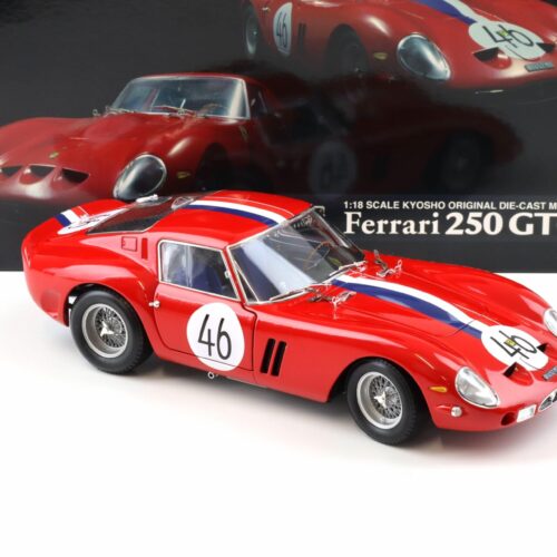 1:18 Kyosho Hi-End Ferrari 250 GTO 1963 Nürburgring 1000km #46 Noblet/ Guichet