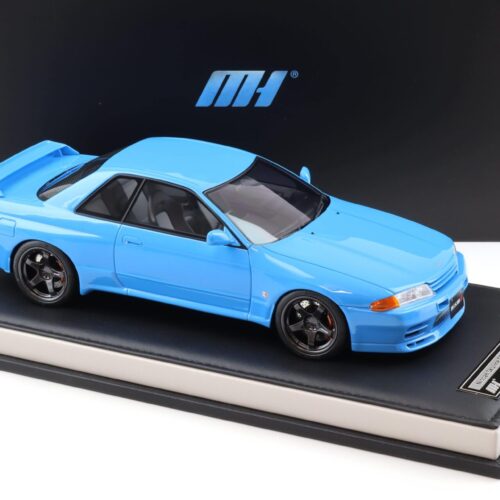1:18 Motorhelix Resin Nissan Skyline GT-R (R32) Customized Version Cyan blue MH029CB