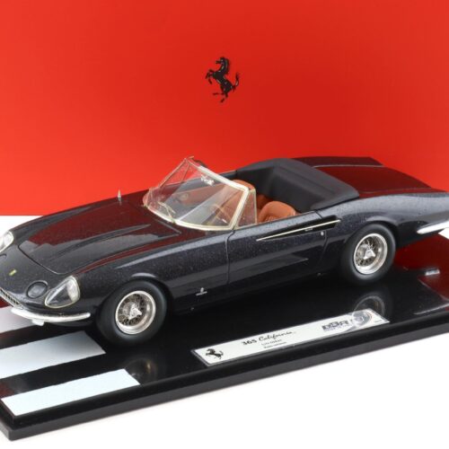 1:18 BBR Ferrari 365 California Spider black Rain Version with display - Limited 18 pcs.