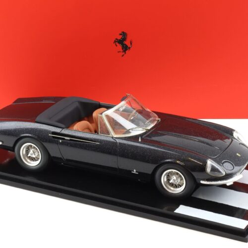 1:18 BBR Ferrari 365 California Spider black Rain Version with display - Limited 18 pcs.
