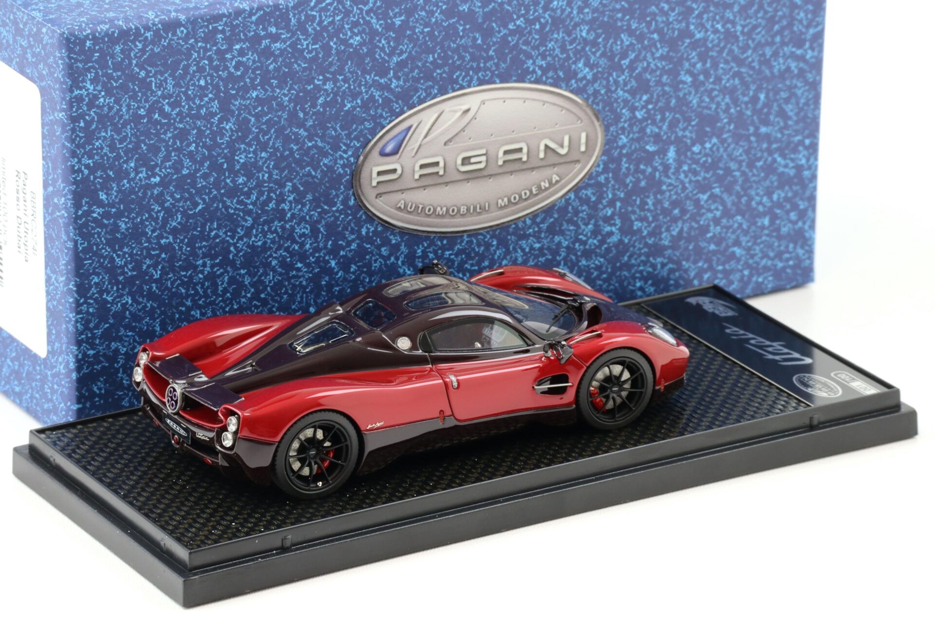 1:43 BBR Pagani Utopia Rosso Dubai red - Limited 100 pcs