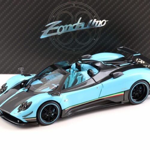 1:18 Almost Real Pagani Zonda Uno light blue/ Carbon 850630001